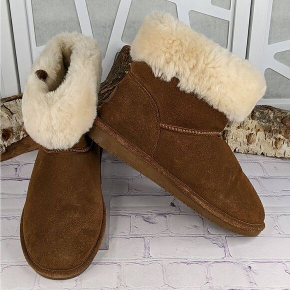 BEARPAW Abby Fold-Over Boots - Picture 1 of 8